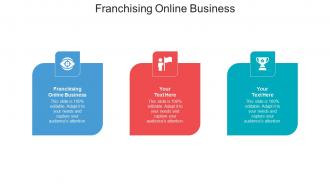 Franchising online business ppt powerpoint presentation summary portfolio cpb