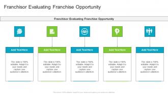 Franchisor Evaluating Franchise Opportunity In Powerpoint And Google Slides Cpb