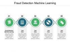 Fraud detection machine learning ppt powerpoint presentation gallery deck cpb
