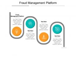 Fraud management platform ppt powerpoint presentation icon vector cpb