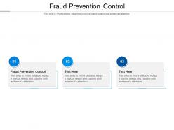 Fraud prevention control ppt powerpoint presentation slides display cpb