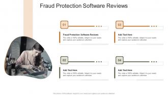Fraud Protection Software Reviews In Powerpoint And Google Slides Cpb