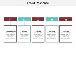 Fraud response ppt powerpoint presentation infographics graphics download cpb
