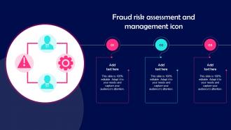 Fraud Risk Assessment And Management Icon
