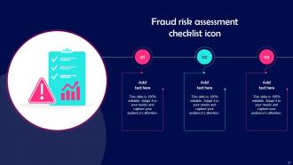 Fraud Risk Assessment Powerpoint Ppt Template Bundles Adaptable Appealing
