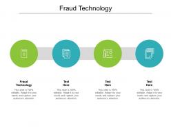 Fraud technology ppt powerpoint presentation inspiration maker cpb