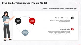 Fred Fiedler Contingency Theory Model Training Ppt