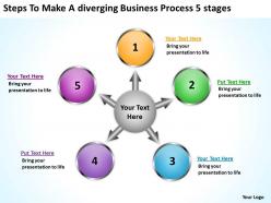 Free business powerpoint templates process 5 stages arrows network software slides