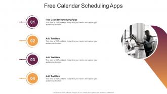 Free Calendar Scheduling Apps In Powerpoint And Google Slides Cpb