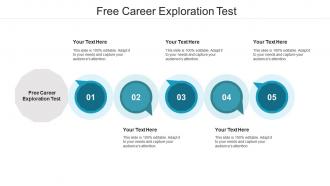Free career exploration test ppt powerpoint presentation portfolio information cpb