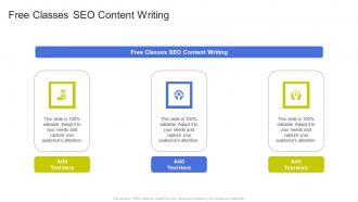 Free Classes SEO Content Writing In Powerpoint And Google Slides Cpb