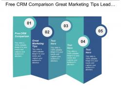 Free crm comparison great marketing tips lead sale cpb