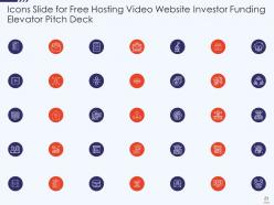 Free hosting video website investor funding elevator pitch deck ppt template