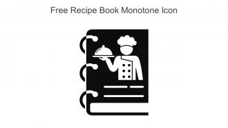 Free Recipe Book Monotone Icon In Powerpoint Pptx Png And Editable Eps Format