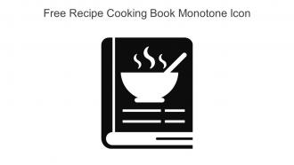 Free Recipe Cooking Book Monotone Icon In Powerpoint Pptx Png And Editable Eps Format