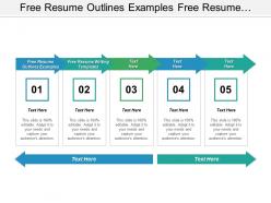 Free resume outlines examples free resume writing templates cpb