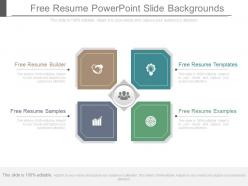 Free resume powerpoint slide backgrounds