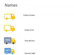 Free shipping across the world ppt icons graphics