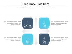 Free trade pros cons ppt powerpoint presentation show background designs cpb