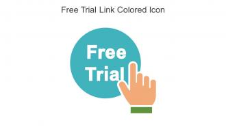 Free Trial Link Colored Icon In Powerpoint Pptx Png And Editable Eps Format