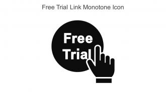 Free Trial Link Monotone Icon In Powerpoint Pptx Png And Editable Eps Format