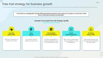 Free Trial Strategy For Business Growth Steps For Business Growth Strategy SS
