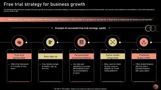 Free Trial Strategy For Business Strategic Plan For Company Growth Strategy SS V