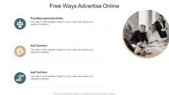 Free Ways Advertise Online In Powerpoint And Google Slides Cpb