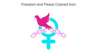 Freedom And Peace Colored Icon In Powerpoint Pptx Png And Editable Eps Format