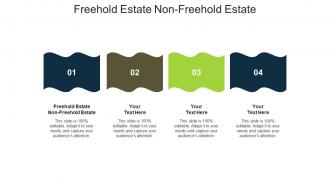 Freehold estate non-freehold estate ppt powerpoint presentation icon shapes cpb