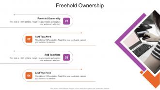 Freehold Ownership In Powerpoint And Google Slides Cpb