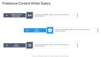 Freelance Content Writer Salary In Powerpoint And Google Slides Cpb