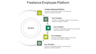 Freelance employee platform ppt powerpoint presentation visual aids icon cpb