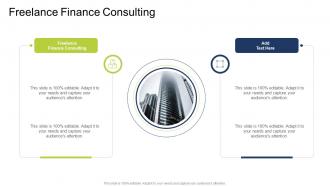 Freelance Finance Consulting In Powerpoint And Google Slides Cpb