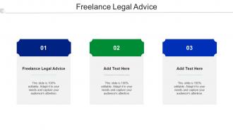 Freelance Legal Advice Ppt Powerpoint Presentation Show Slides Cpb