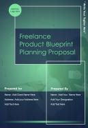 Freelance Product Blueprint Planning Proposal Report Sample Example Document