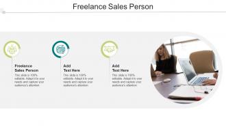 Freelance Sales Person In Powerpoint And Google Slides Cpb