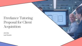 Freelance Tutoring Proposal For Client Acquisition PPT Sample AT