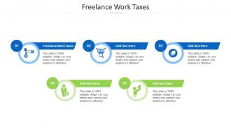 Freelance Work Taxes Ppt Powerpoint Presentation Model Background Image Cpb