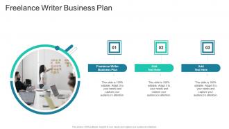 Freelance Writer Business Plan In Powerpoint And Google Slides Cpb