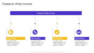 Freelance Writer Income In Powerpoint And Google Slides Cpb