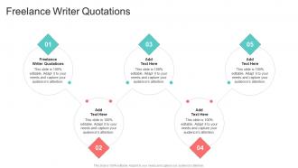 Freelance Writer Quotations In Powerpoint And Google Slides Cpb