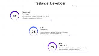 Freelancer Developer Ppt Powerpoint Presentation Infographics Show Cpb