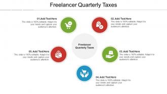 Freelancer Quarterly Taxes Ppt Powerpoint Presentation Pictures Influencers Cpb