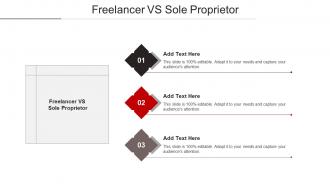 Freelancer VS Sole Proprietor Ppt Powerpoint Presentation Ideas Visuals Cpb