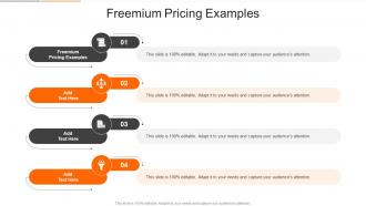 Freemium Pricing Examples In Powerpoint And Google Slides Cpb