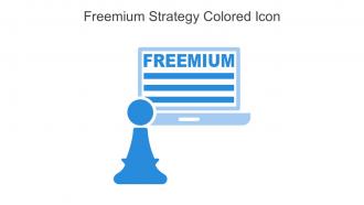 Freemium Strategy Colored Icon In Powerpoint Pptx Png And Editable Eps Format