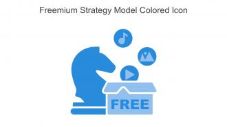 Freemium Strategy Model Colored Icon In Powerpoint Pptx Png And Editable Eps Format