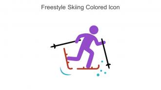 Freestyle Skiing Colored Icon In Powerpoint Pptx Png And Editable Eps Format