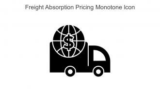 Freight Absorption Pricing Monotone Icon In Powerpoint Pptx Png And Editable Eps Format